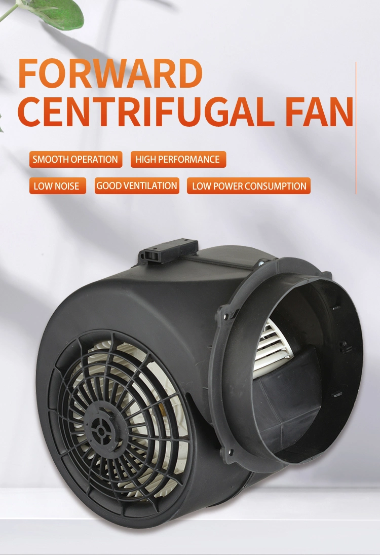 150mm Forward Curved Centrifugal Fan Hood Blower Fan AC Fan Capacitor Motor with Low Noise and High Performance for Range Hood/ Air Purification