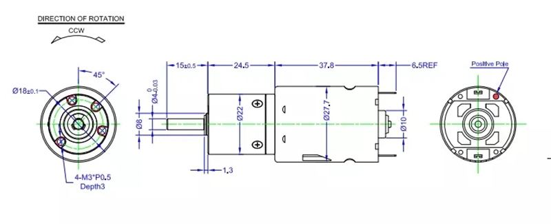 12V DC Planetary Gear Motor DC Motor