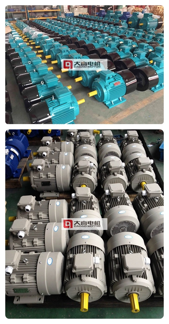 Ie2 Ie3 Y2 0.75kw-630kw Electric Motor High Speed High Efficiency